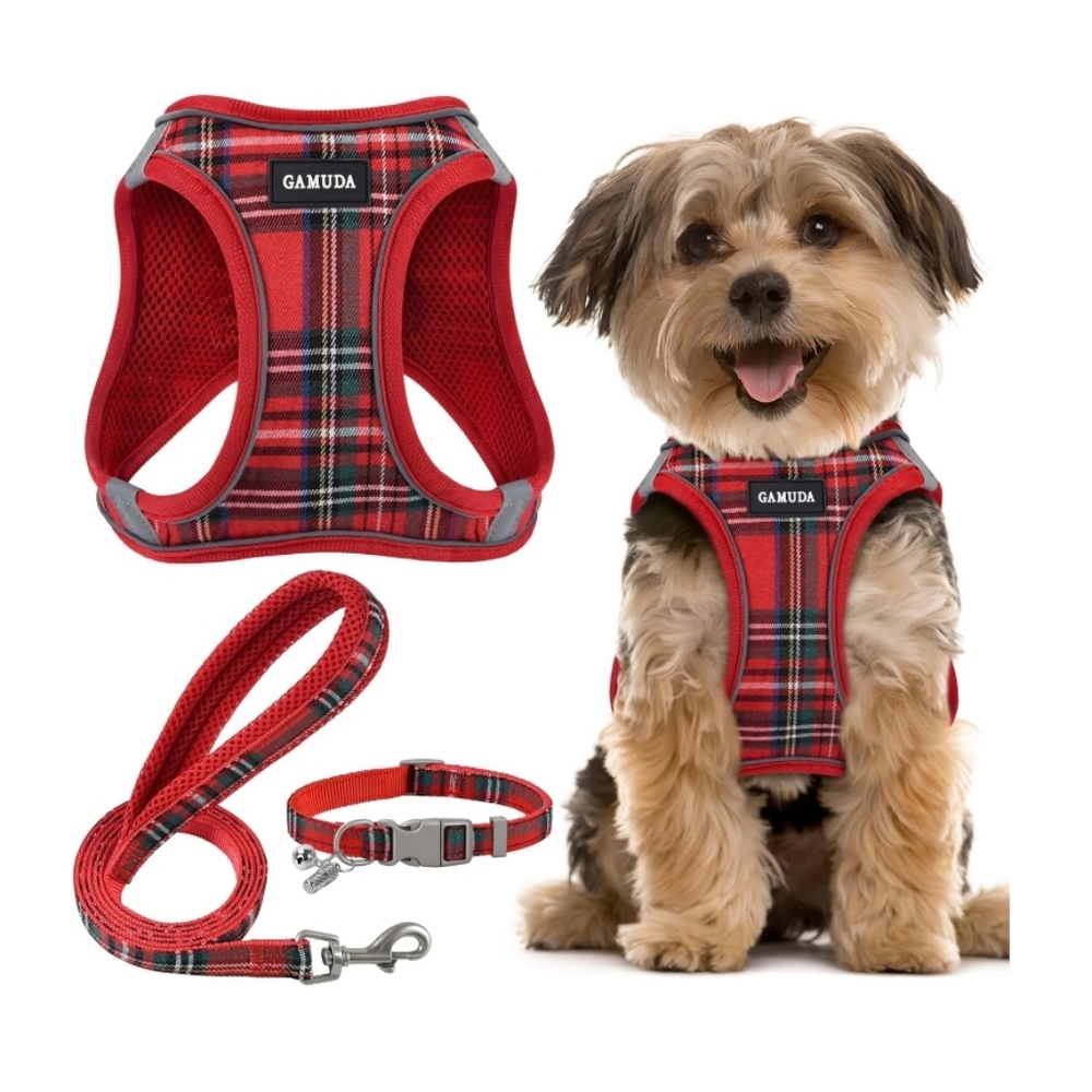 Pet Harness Collar and Leash Set